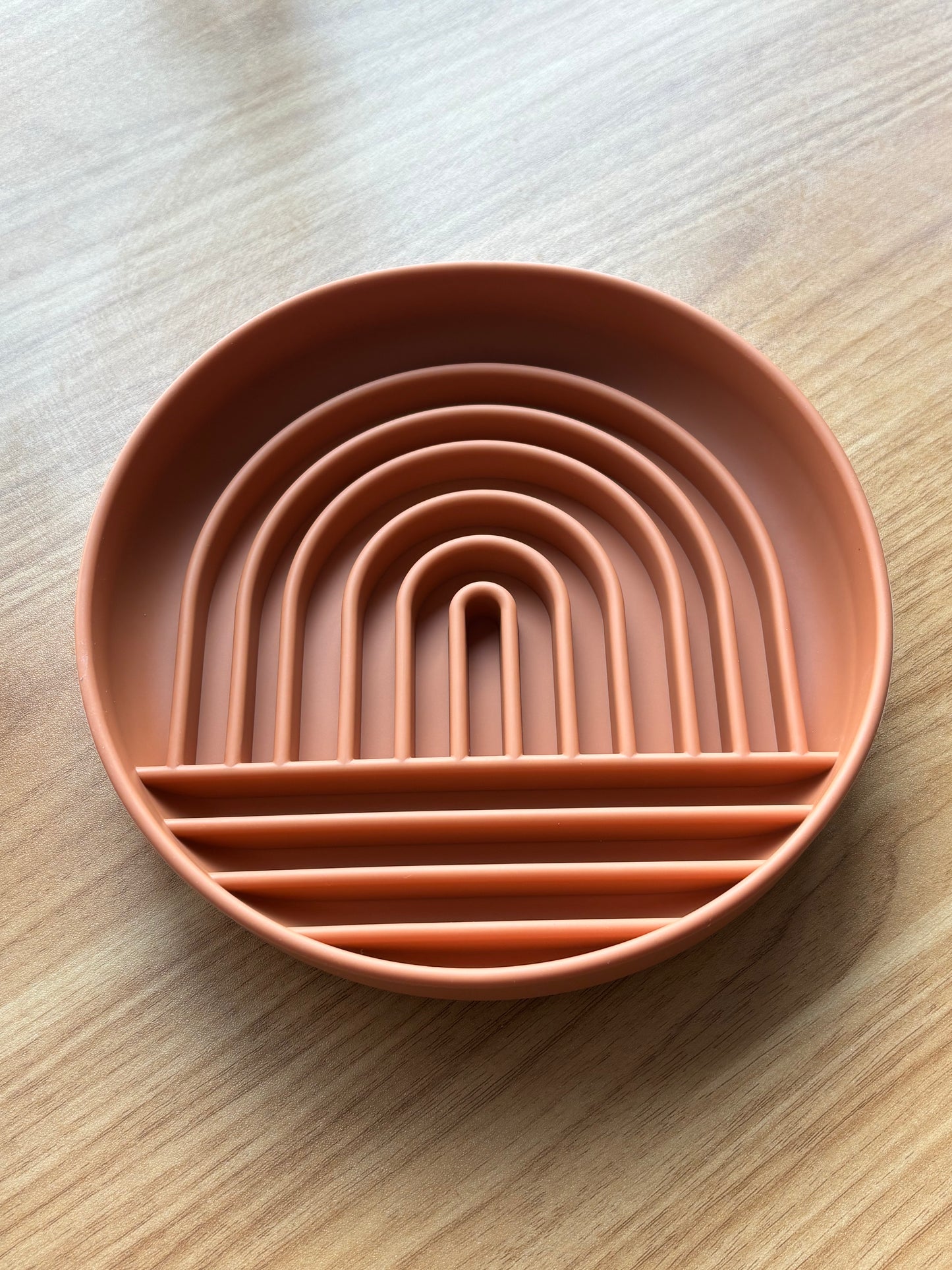 Food-Grade Silicone Slow Feeder (Cosmic Arc) - Non-Slip Pet Bowl