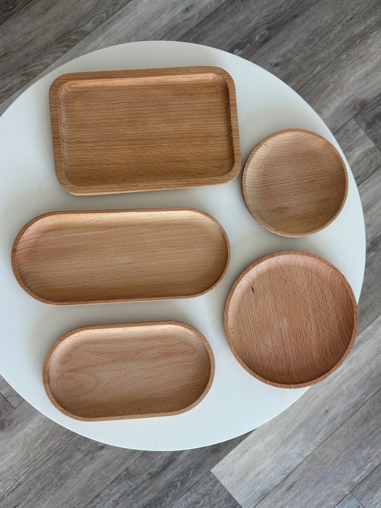 Minimalist Beech Wood Plate – Square and Rectangle Shapes