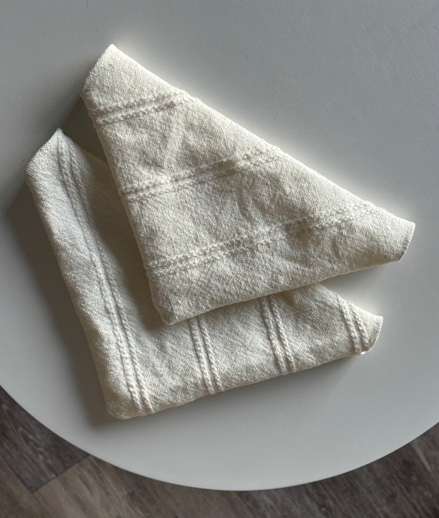 Handmade Cotton Dog Bandana – Snow White Pet Neckwear