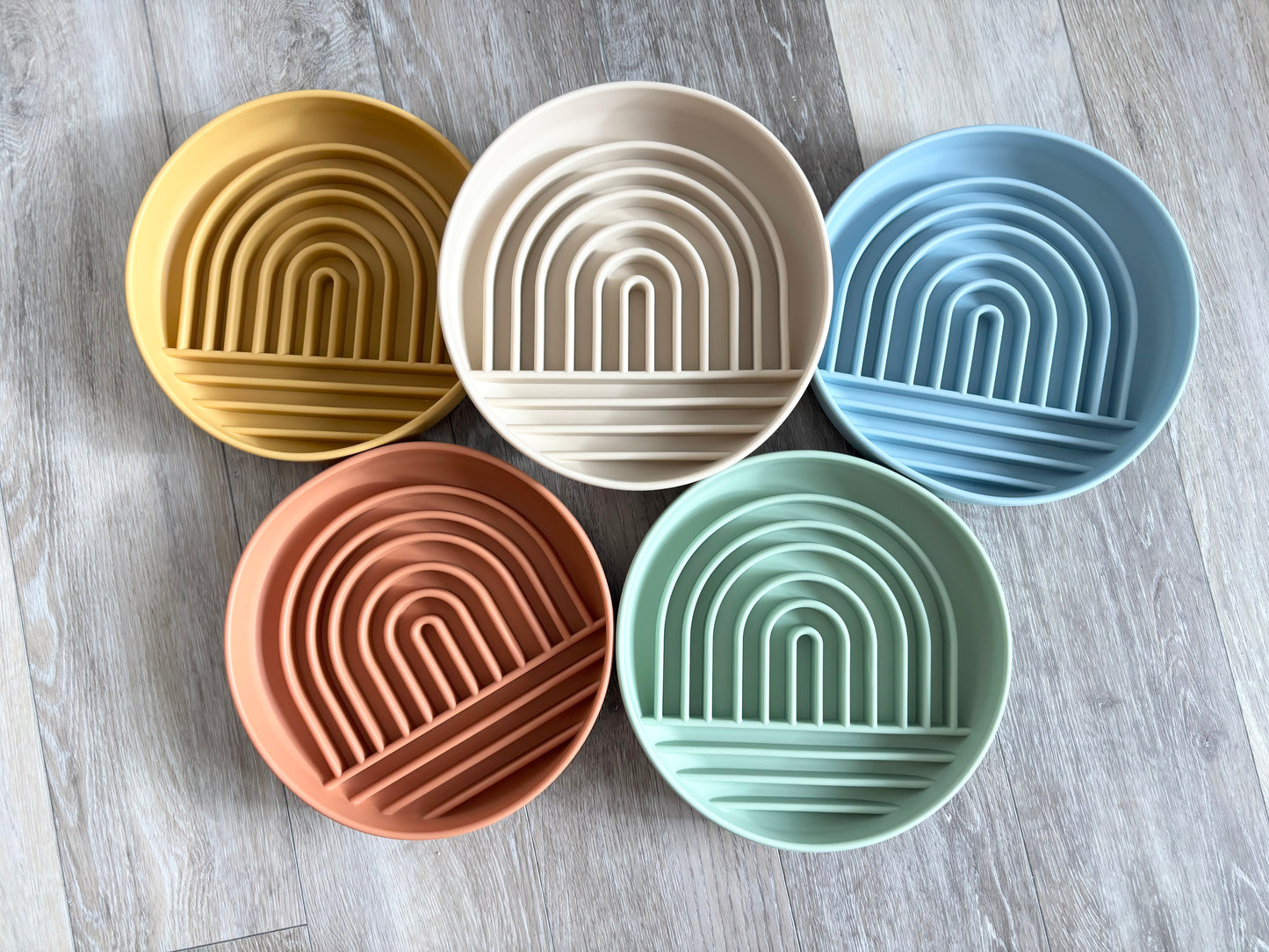 Food-Grade Silicone Slow Feeder (Cosmic Arc) - Non-Slip Pet Bowl