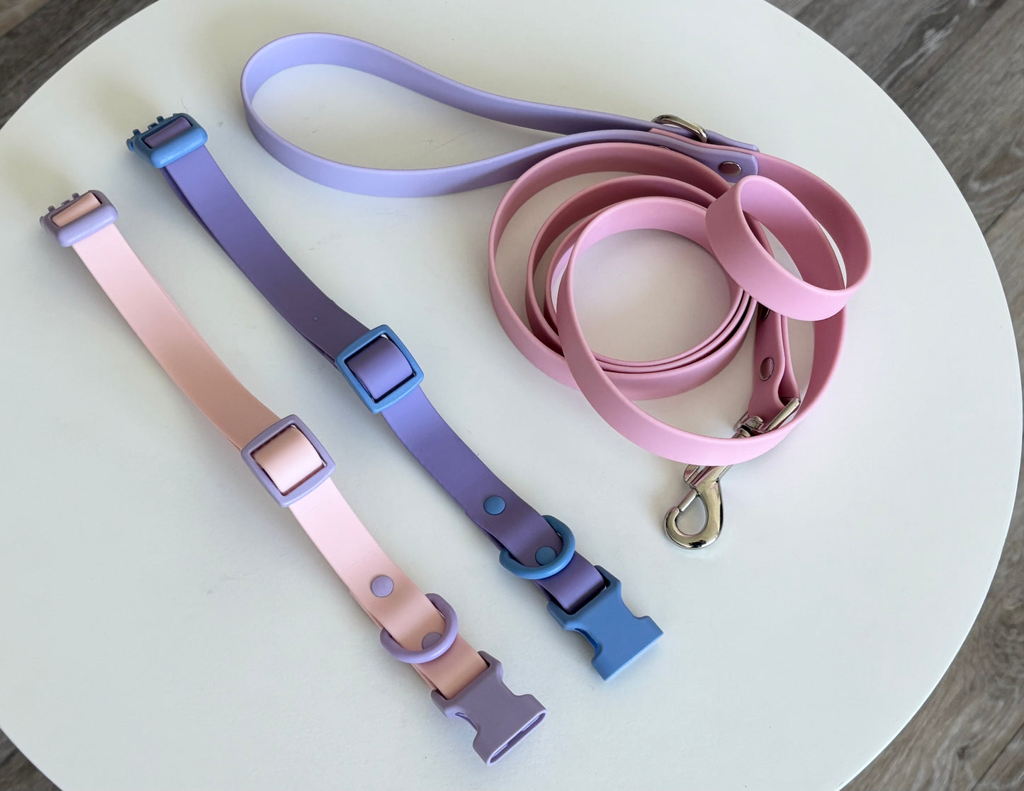 [1+2] Orbit Dog Leash & Collar Set – Space Pet Waterproof PVC Collection