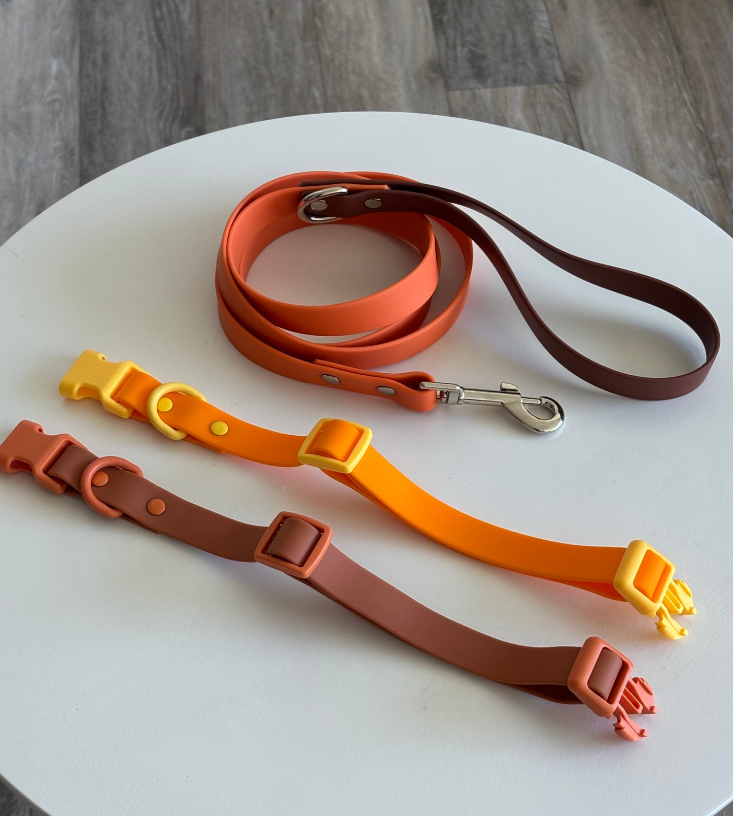 [1+2] Orbit Dog Leash & Collar Set – Space Pet Waterproof PVC Collection