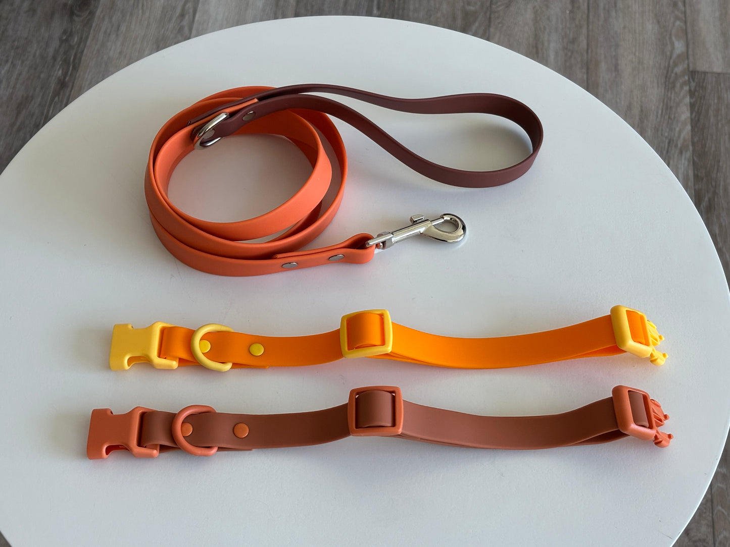 [1+2] Orbit Dog Leash & Collar Set – Space Pet Waterproof PVC Collection