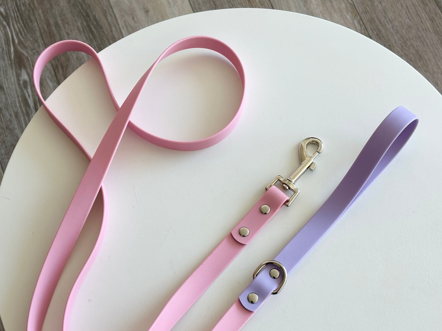 Saturn Orbit Dog Leash – Brown and Orange Waterproof PVC Space-Inspired Leash