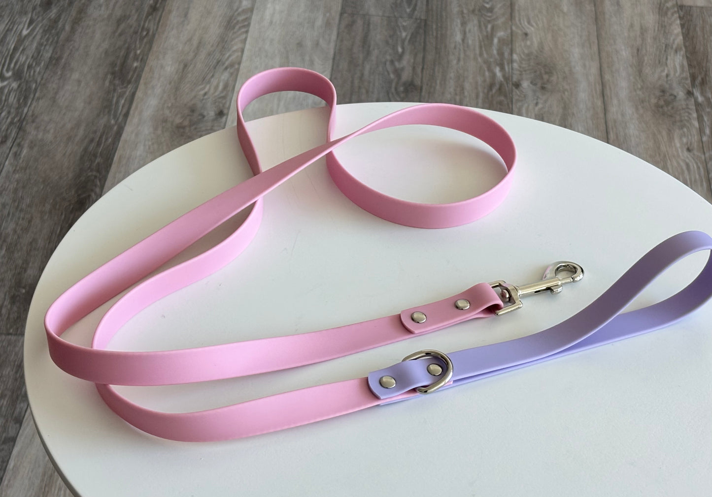 Saturn Orbit Dog Leash – Brown and Orange Waterproof PVC Space-Inspired Leash