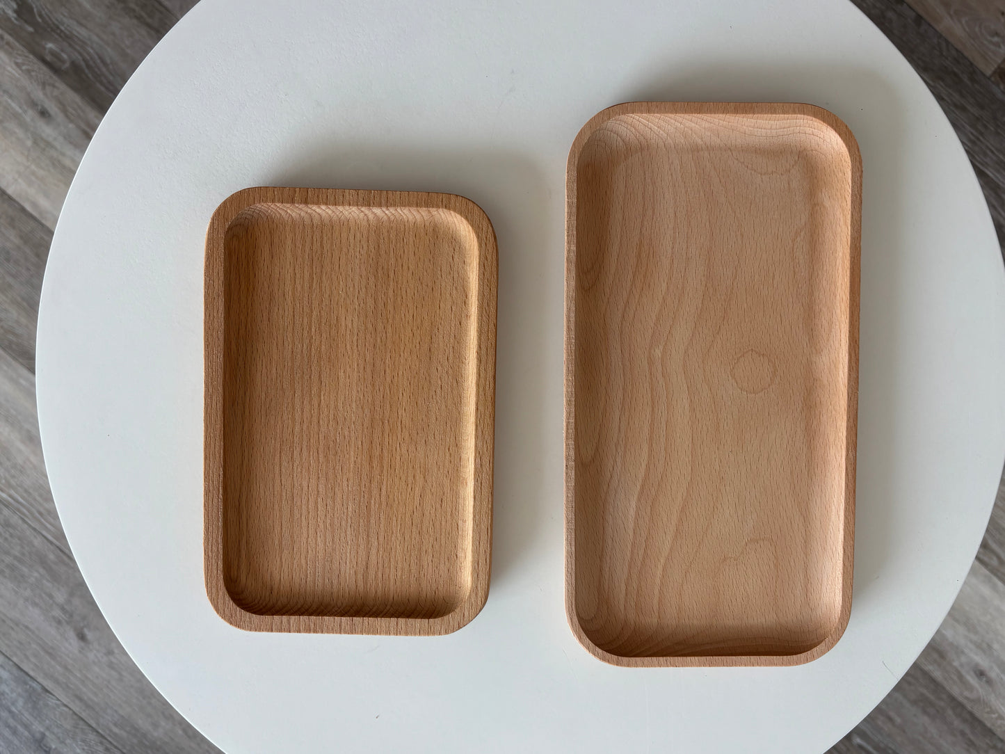 Minimalist Beech Wood Plate – Square and Rectangle Shapes