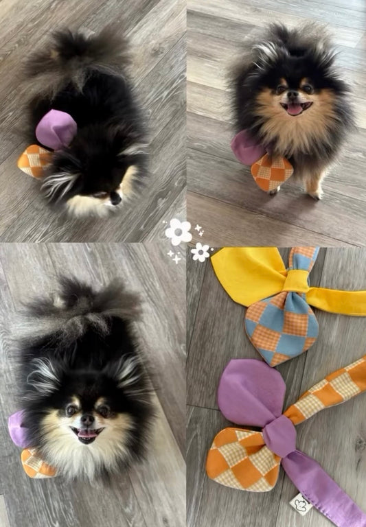 Knot Bow Tie for Cats and Dogs – Adjustable Pet Collar Accessory